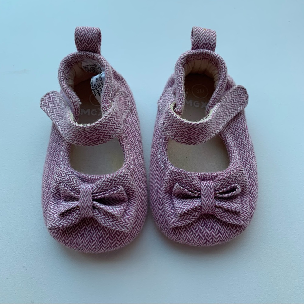 3/$10 MEXX Baby girl shoes 3m